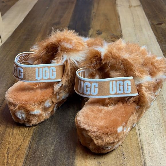 New UGG Women’s Oh Yeah Spots Slide Slipper Sandal - Picture 4 of 7